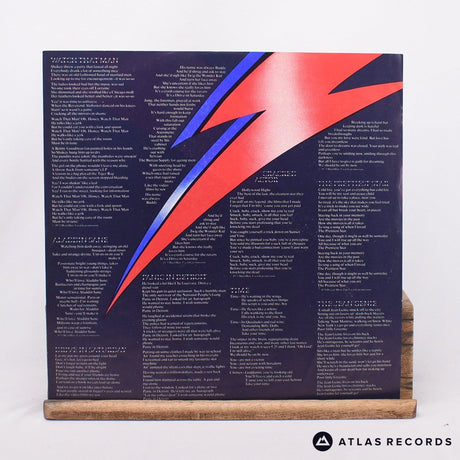 David Bowie - Aladdin Sane - Lyric Sheet Reissue 3T 3T LP Vinyl Record - VG+/EX