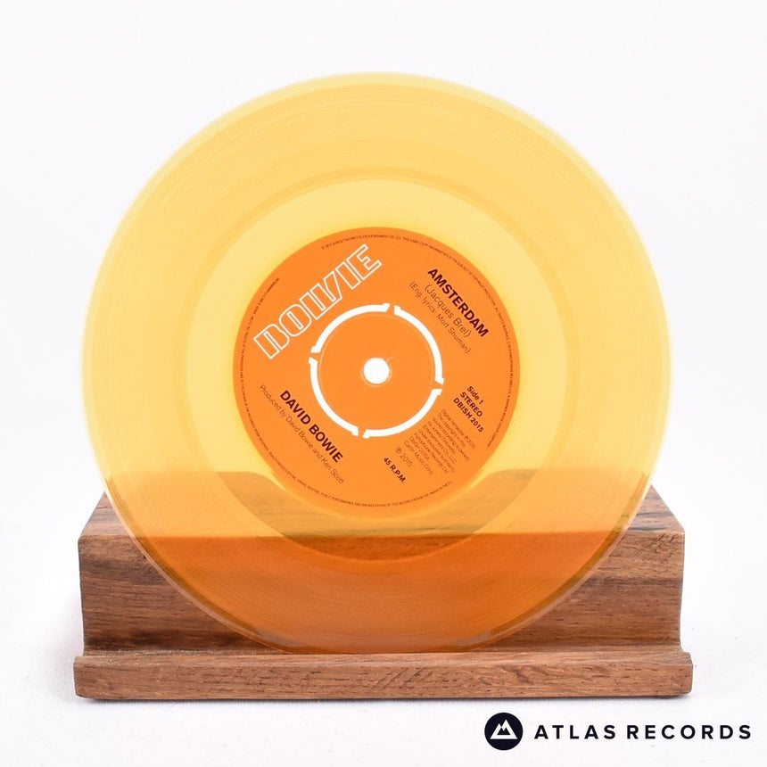 David Bowie - Amsterdam - Orange 7" Vinyl Record - EX/EX