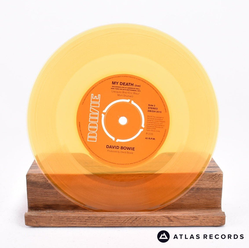 David Bowie - Amsterdam - Orange 7" Vinyl Record - EX/EX