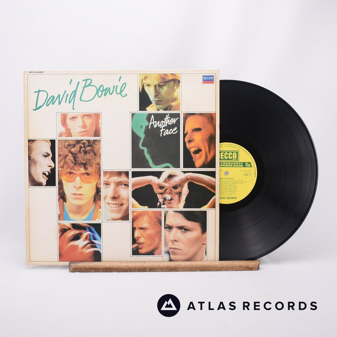 David Bowie Another Face LP Vinyl Record - Front Cover & Record