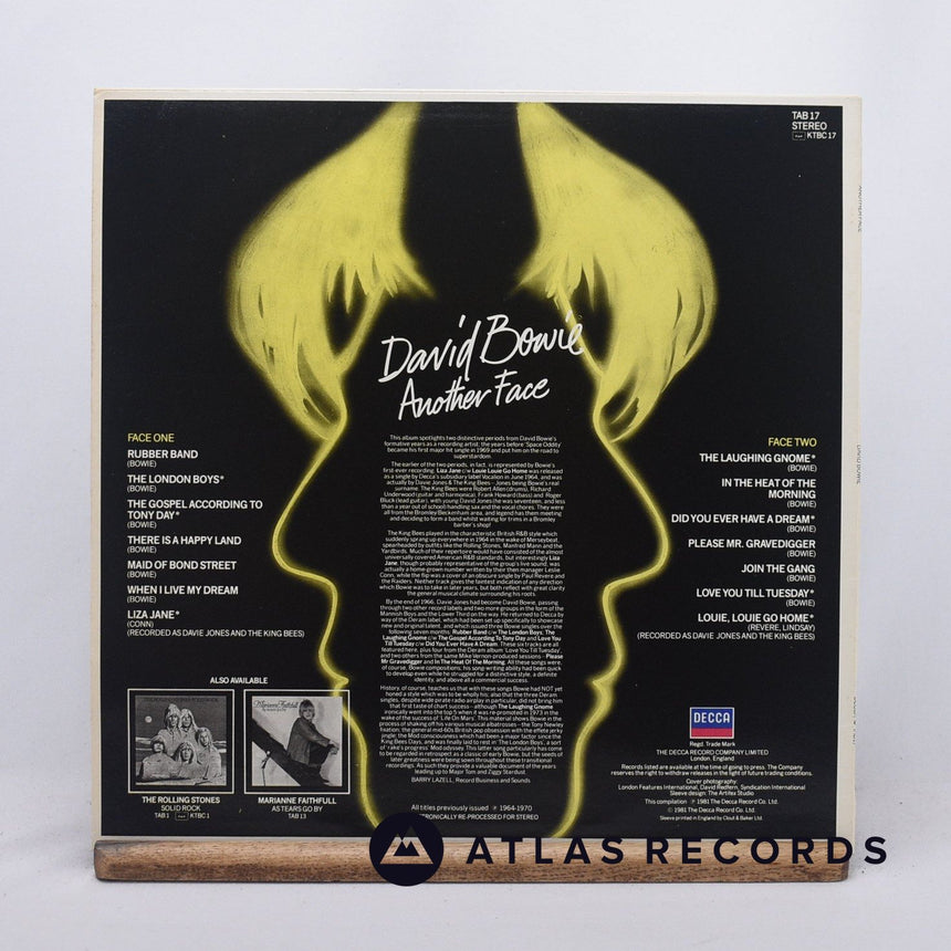 David Bowie - Another Face - LP Vinyl Record - EX/EX