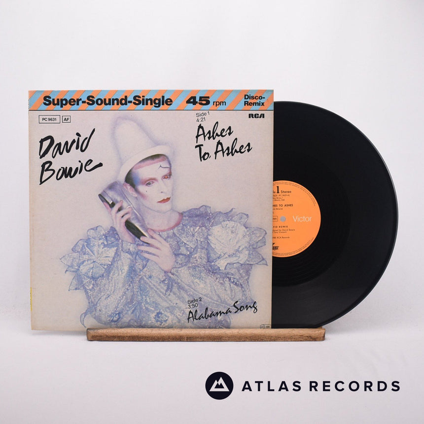 David Bowie Ashes To Ashes 12" Vinyl Record - Front Cover & Record