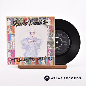 David Bowie Ashes To Ashes 7" Vinyl Record - Front Cover & Record
