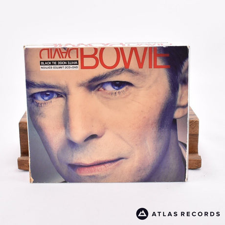 David Bowie Black Tie White Noise 2 x CD + DVD Vinyl Record - Front Cover & Record