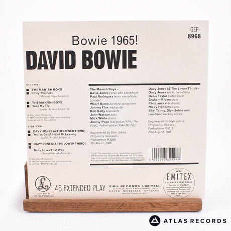 David Bowie - Bowie 1965! - Limited Edition Mono 7" EP Vinyl Record - VG+/VG+