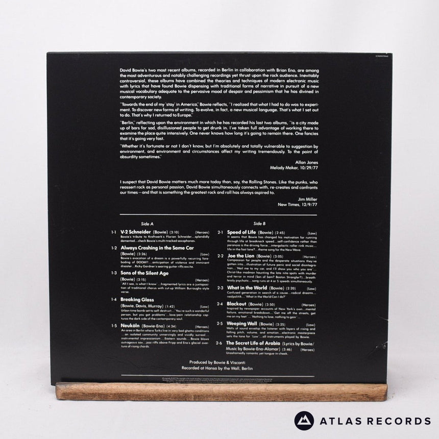 David Bowie - Bowie Now - White Insert LP Vinyl Record - VG+/NM