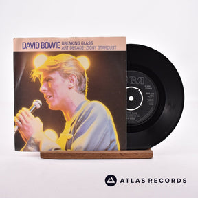 David Bowie Breaking Glass 7" Vinyl Record - Front Cover & Record