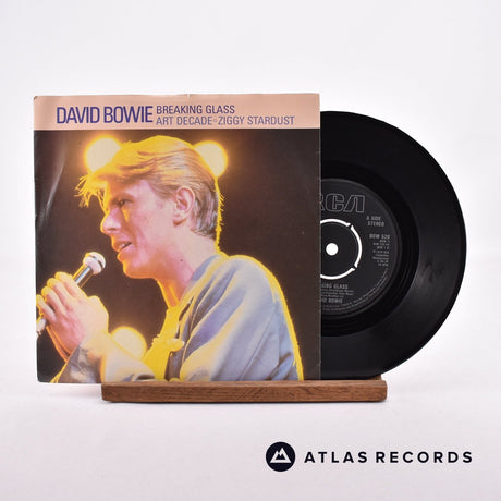 David Bowie Breaking Glass 7" Vinyl Record - Front Cover & Record