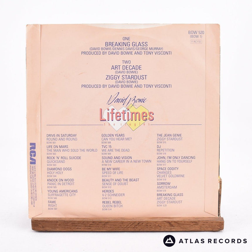 David Bowie - Breaking Glass - Reissue 7" Vinyl Record - EX/VG+