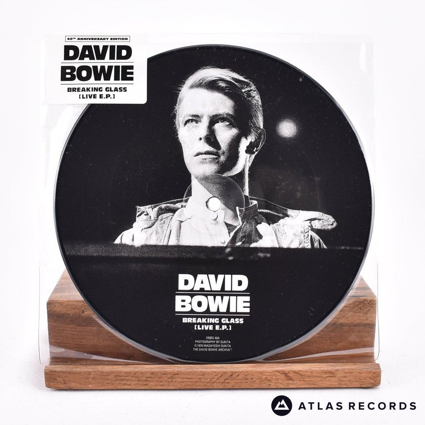 David Bowie Breaking Glass [Live E.P.] 7" Vinyl Record - Front Cover & Record