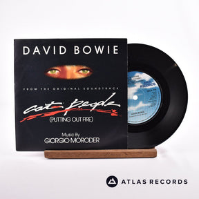 David Bowie Cat People 7" Vinyl Record - Front Cover & Record