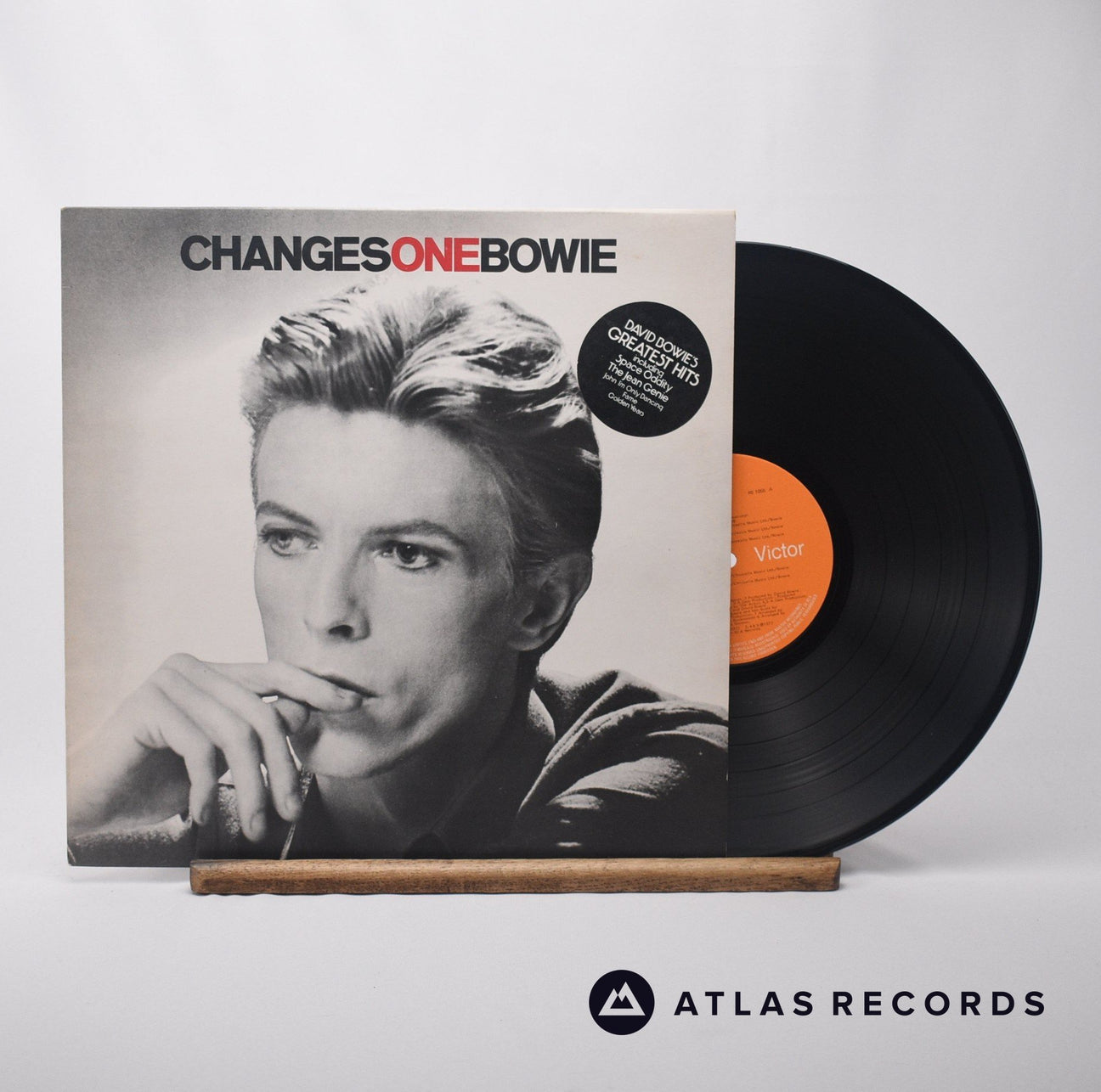 David Bowie ChangesOneBowie LP Vinyl Record - Front Cover & Record