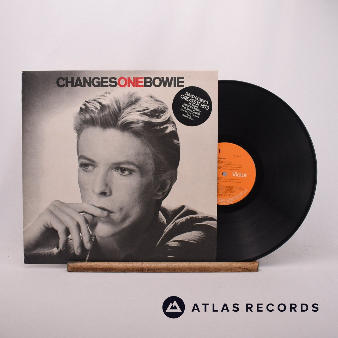 David Bowie ChangesOneBowie LP Vinyl Record - Front Cover & Record