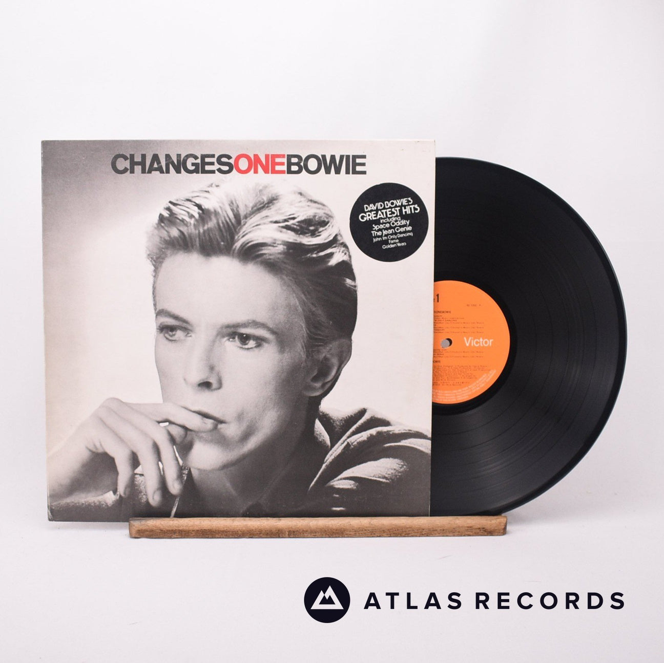 David Bowie ChangesOneBowie LP Vinyl Record - Front Cover & Record