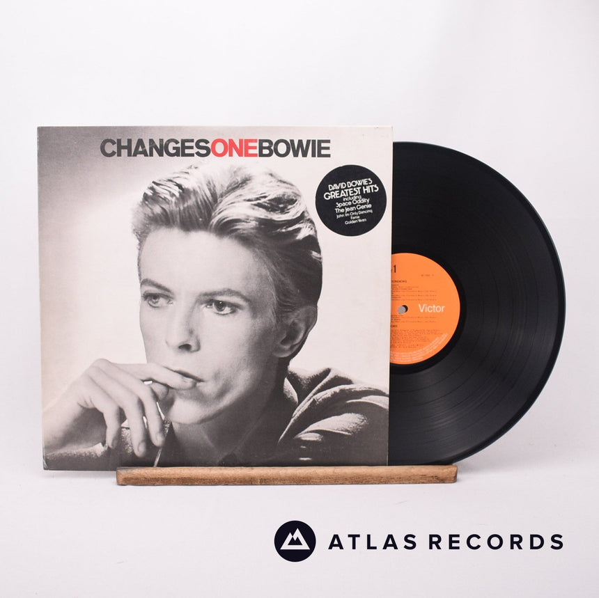 David Bowie ChangesOneBowie LP Vinyl Record - Front Cover & Record