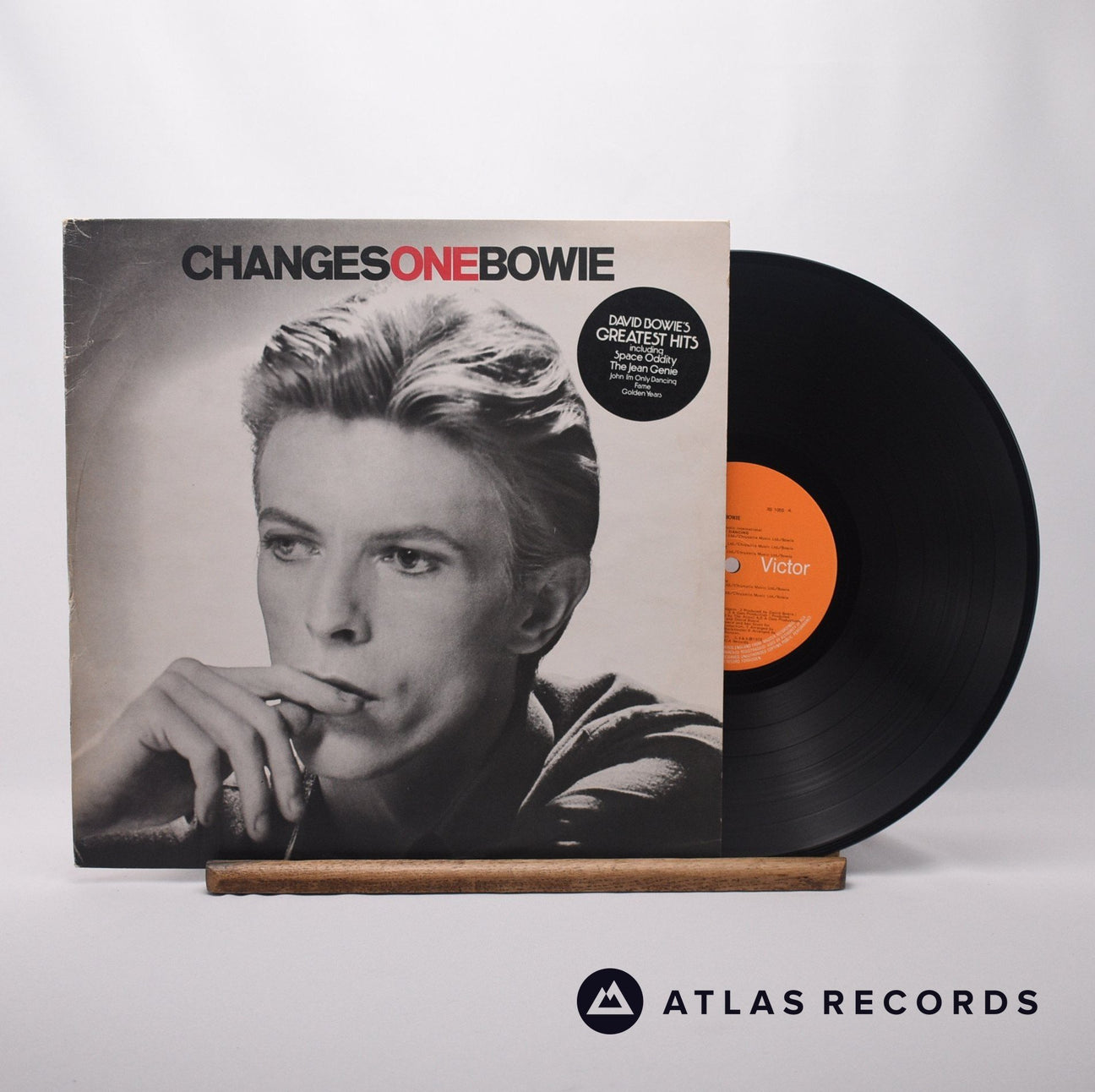 David Bowie ChangesOneBowie LP Vinyl Record - Front Cover & Record