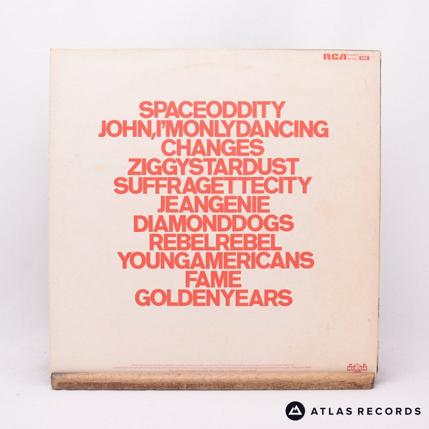 David Bowie - ChangesOneBowie - Reissue Bilbo A-1 B-1 LP Vinyl Record - VG+/EX