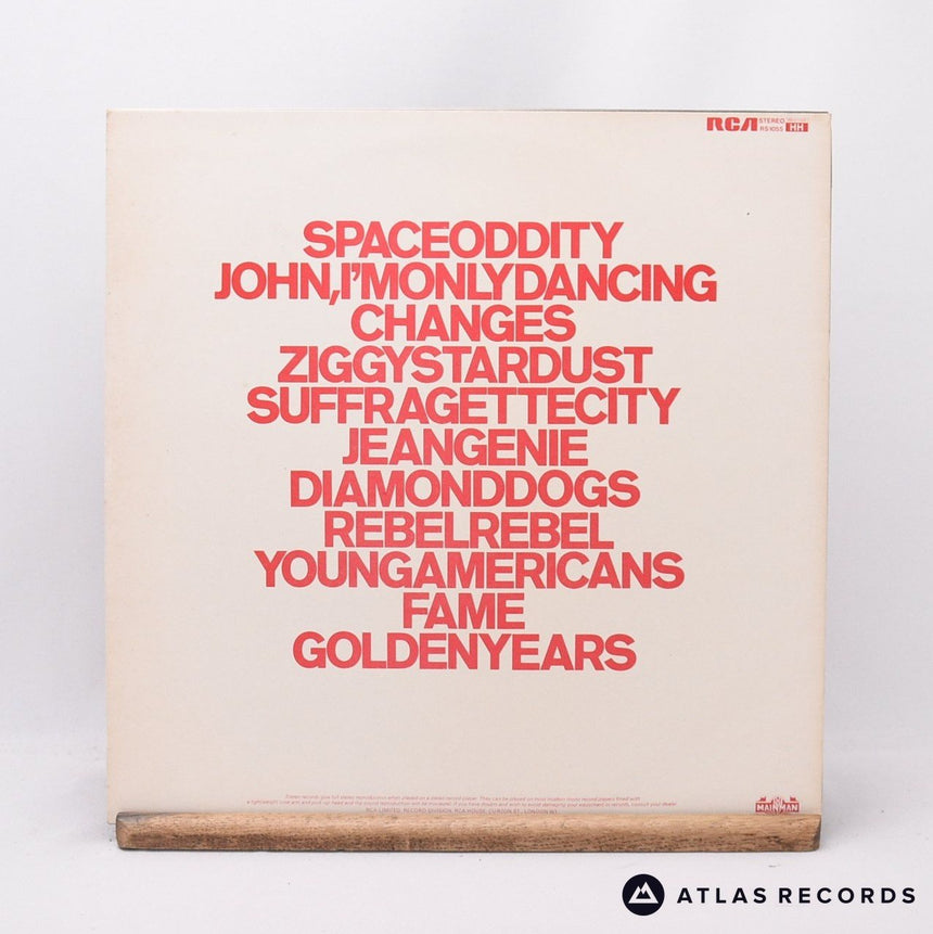 David Bowie - ChangesOneBowie - A-6 B-2 LP Vinyl Record - VG+/EX