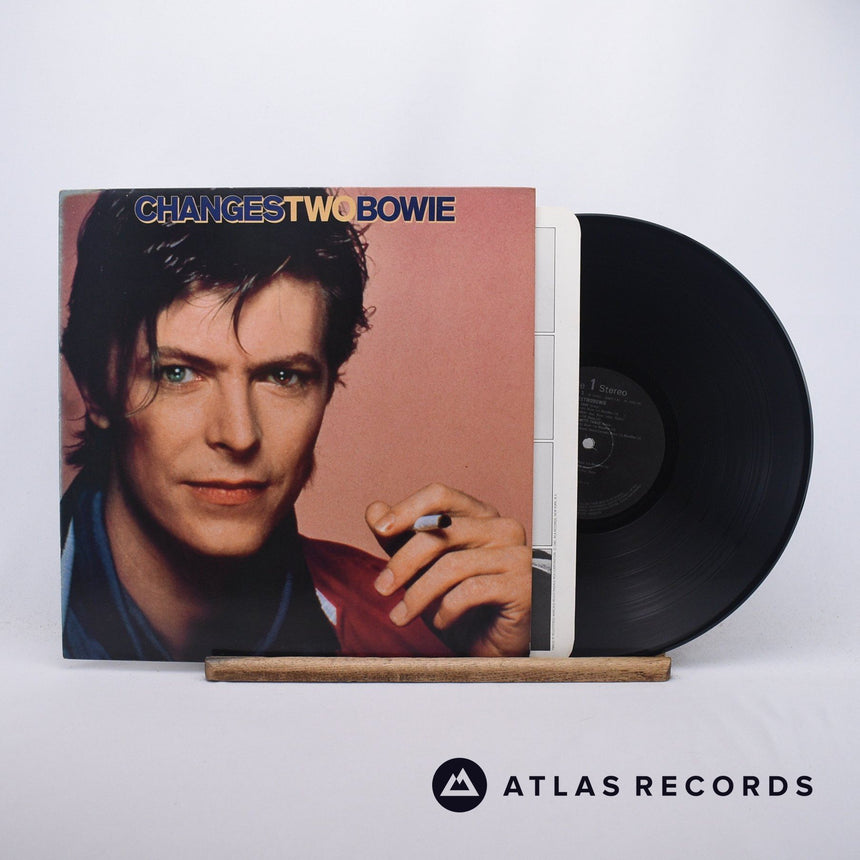 David Bowie ChangesTwoBowie LP Vinyl Record - Front Cover & Record