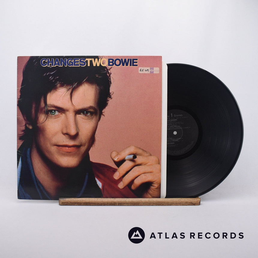 David Bowie ChangesTwoBowie LP Vinyl Record - Front Cover & Record