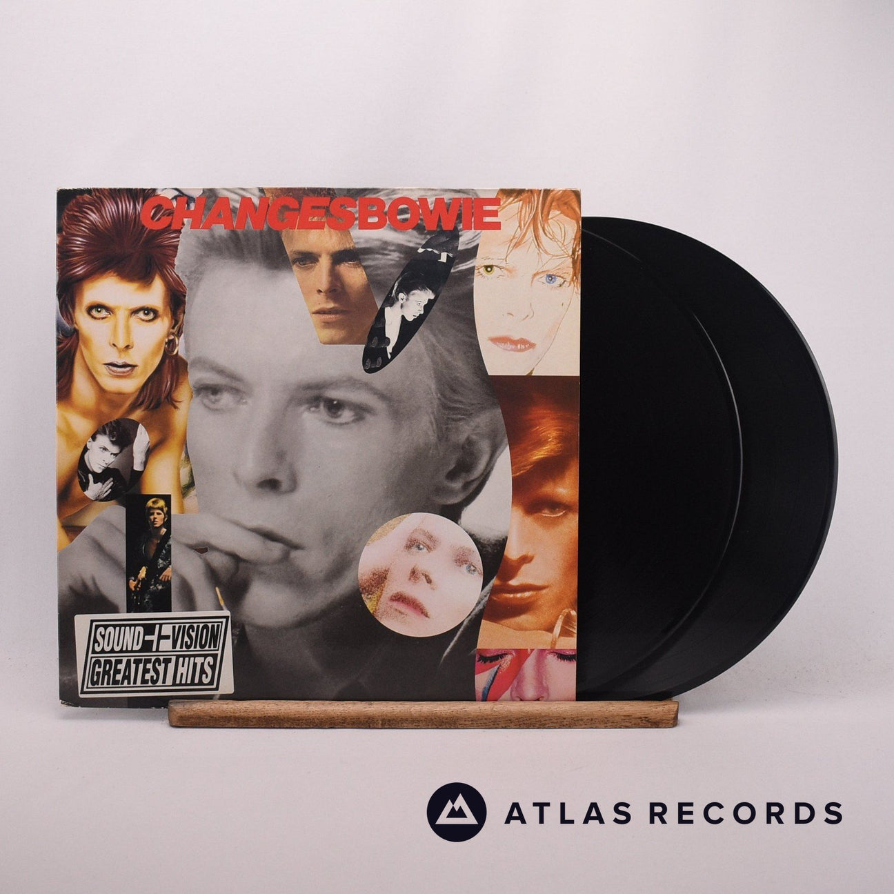 David Bowie Changesbowie 2 x LP Vinyl Record - Front Cover & Record