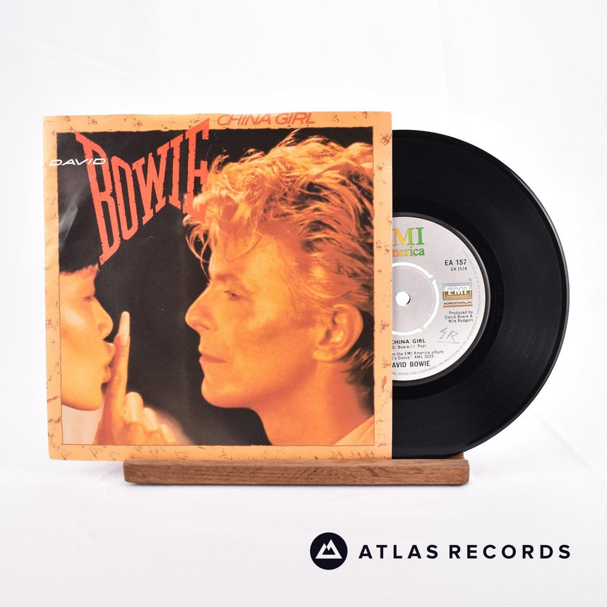David Bowie China Girl 7" Vinyl Record - Front Cover & Record