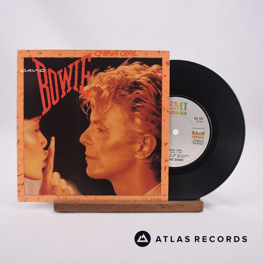 David Bowie China Girl 7" Vinyl Record - Front Cover & Record
