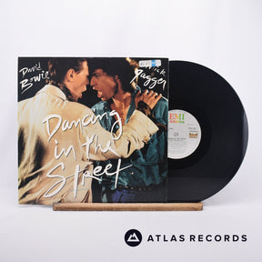 David Bowie Dancing In The Street 12" Vinyl Record - Front Cover & Record