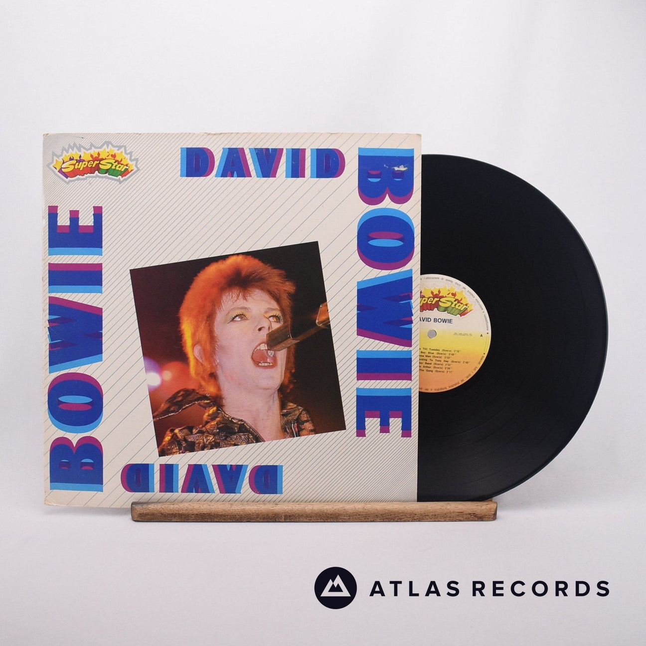 David Bowie David Bowie LP Vinyl Record - Front Cover & Record