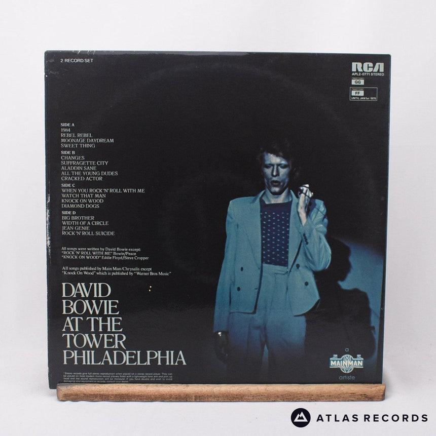 David Bowie - David Live - A-1E B-1E C-1E D-2E 2 x LP Vinyl Record - VG/VG+