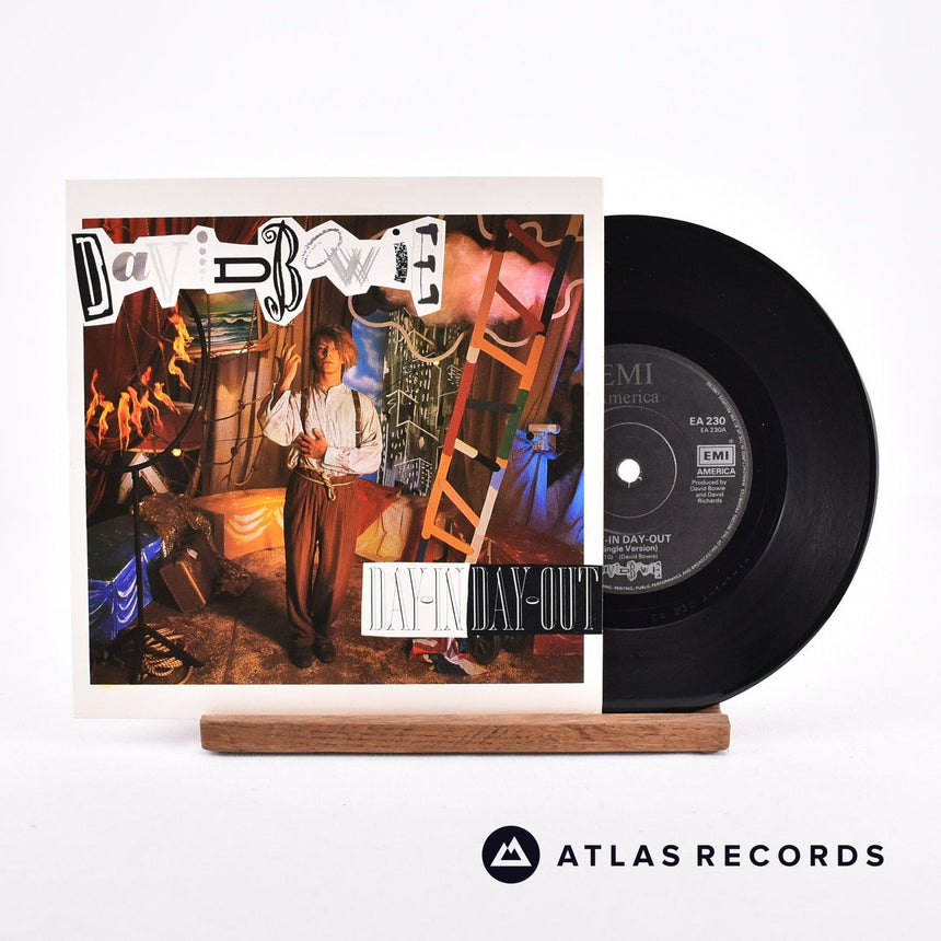 David Bowie Day-In Day-Out 7" Vinyl Record - Front Cover & Record