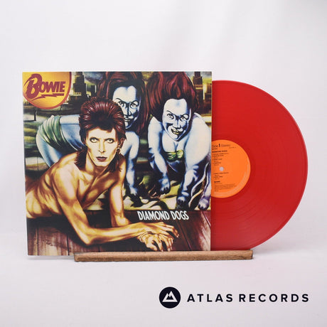 David Bowie Diamond Dogs LP Vinyl Record - Front Cover & Record
