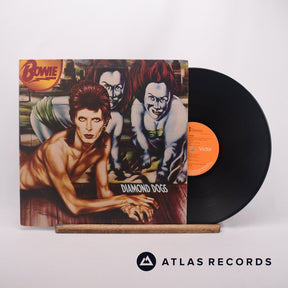 David Bowie Diamond Dogs LP Vinyl Record - Front Cover & Record