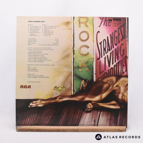 David Bowie - Diamond Dogs - Insert Reissue A-1 B-2 LP Vinyl Record - EX/EX