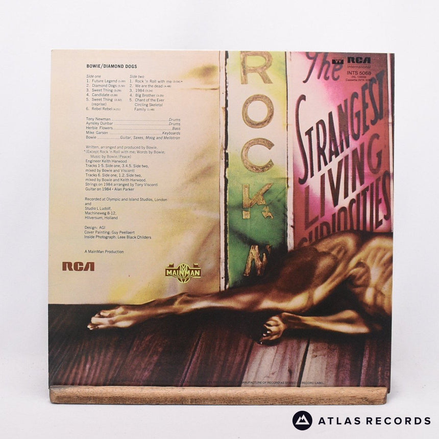 David Bowie - Diamond Dogs - Insert Reissue A-1 B-2 LP Vinyl Record - EX/EX