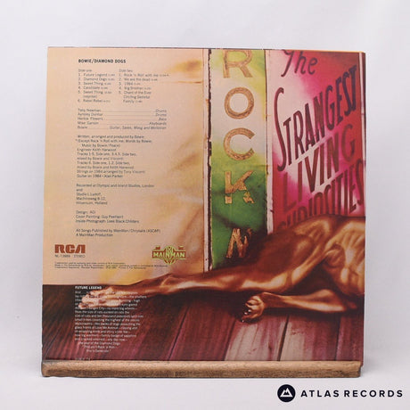 David Bowie - Diamond Dogs - Reissue Dutch A B LP Vinyl Record - NM/EX