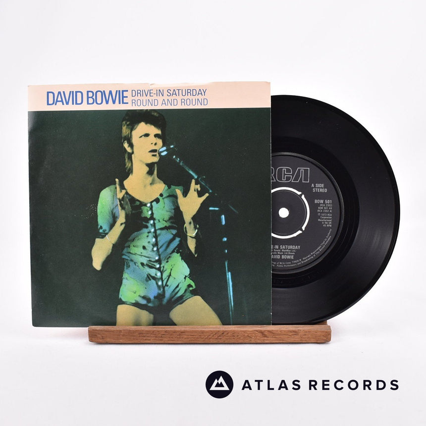 David Bowie Drive-In Saturday 7" Vinyl Record - Front Cover & Record