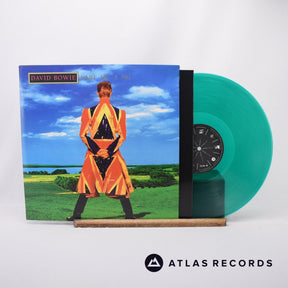 David Bowie Earthling LP Vinyl Record - Front Cover & Record