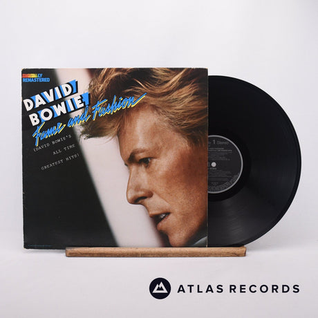 David Bowie Fame And Fashion LP Vinyl Record - Front Cover & Record