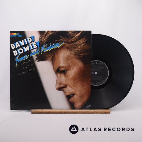 David Bowie Fame And Fashion LP Vinyl Record - Front Cover & Record