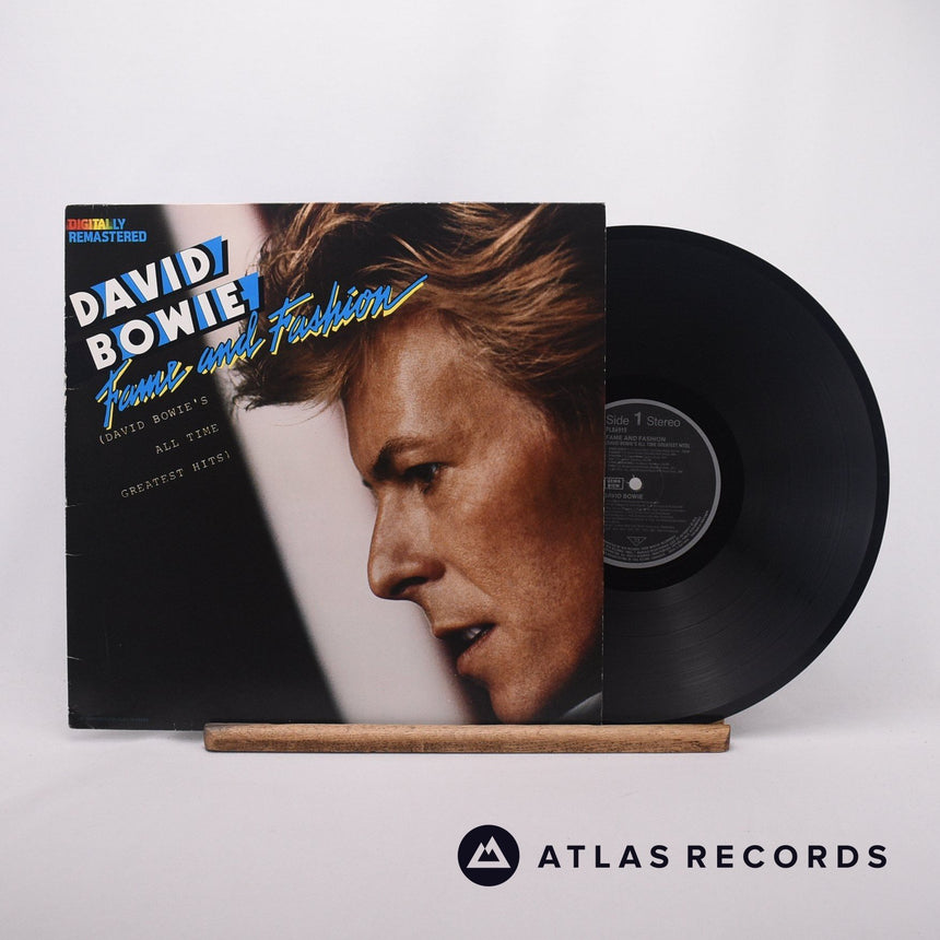 David Bowie Fame And Fashion LP Vinyl Record - Front Cover & Record
