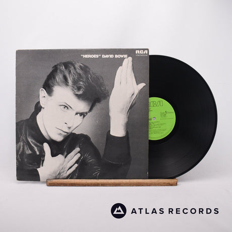 David Bowie "Heroes" LP Vinyl Record - Front Cover & Record