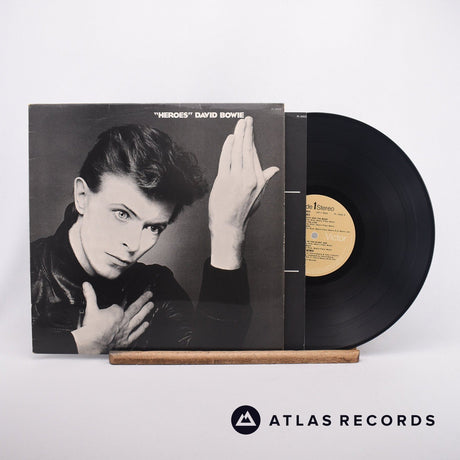 David Bowie "Heroes" LP Vinyl Record - Front Cover & Record