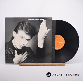 David Bowie "Heroes" LP Vinyl Record - Front Cover & Record