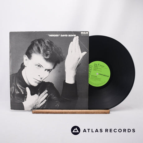 David Bowie "Heroes" LP Vinyl Record - Front Cover & Record