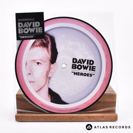 David Bowie "Heroes" 7" Vinyl Record - Front Cover & Record