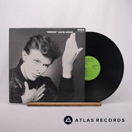 David Bowie "Heroes" LP Vinyl Record - Front Cover & Record