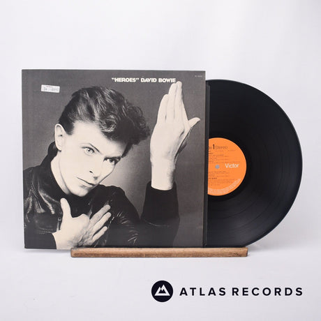 David Bowie "Heroes" LP Vinyl Record - Front Cover & Record