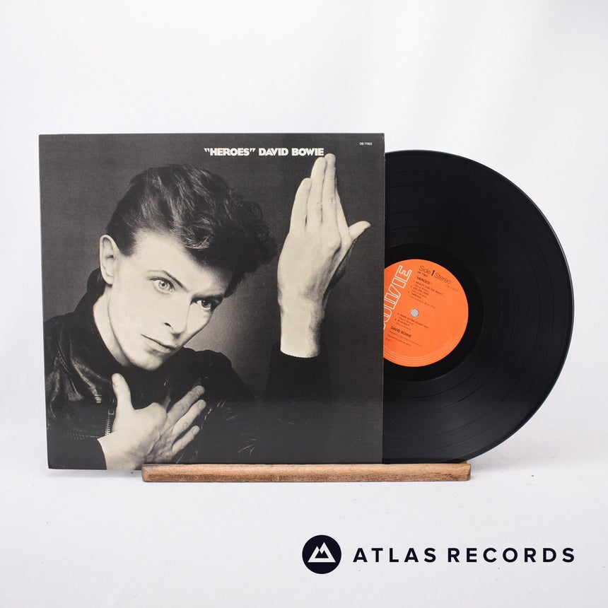 David Bowie "Heroes" LP Vinyl Record - Front Cover & Record