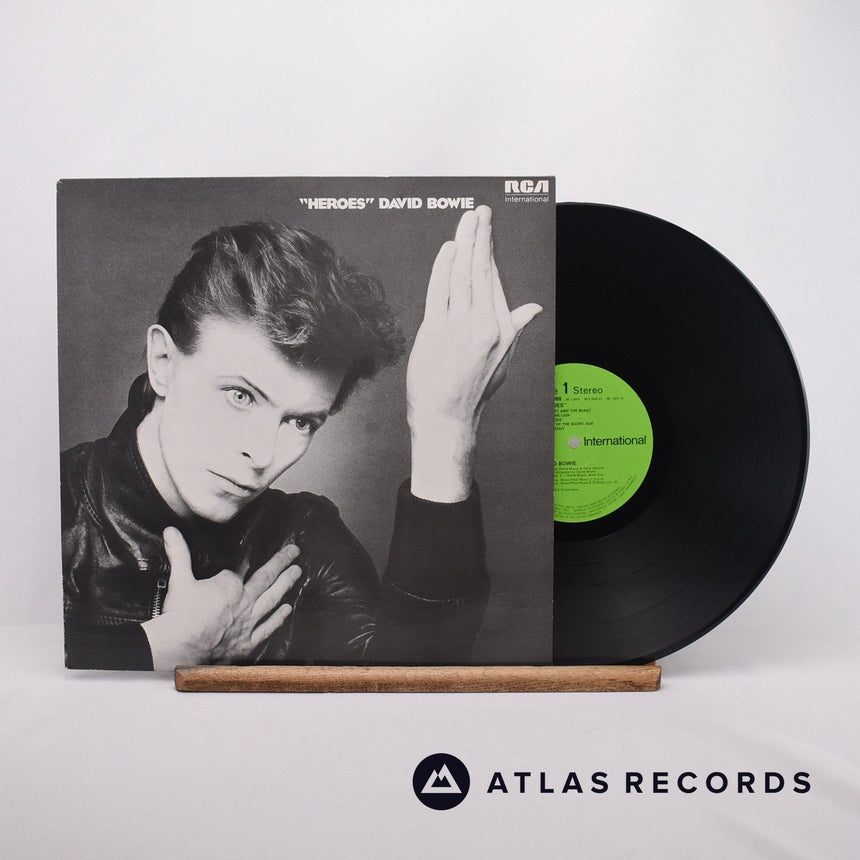David Bowie "Heroes" LP Vinyl Record - Front Cover & Record